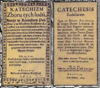 Szlaki Ariańskie – podróż śladami Braci Polskich 3 Racovian Catechism cover pol 1605 lat 1609
